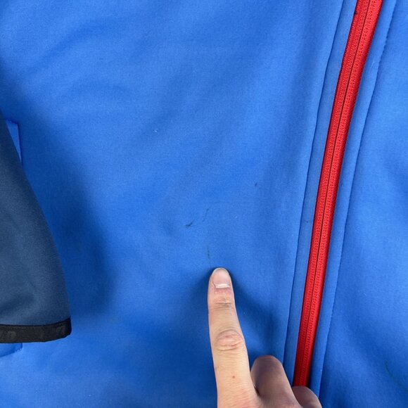 Ski-Doo BRP Water Resistant Lightweight Softshell blue Jacket XL (Stained, read) - Picture 11 of 16